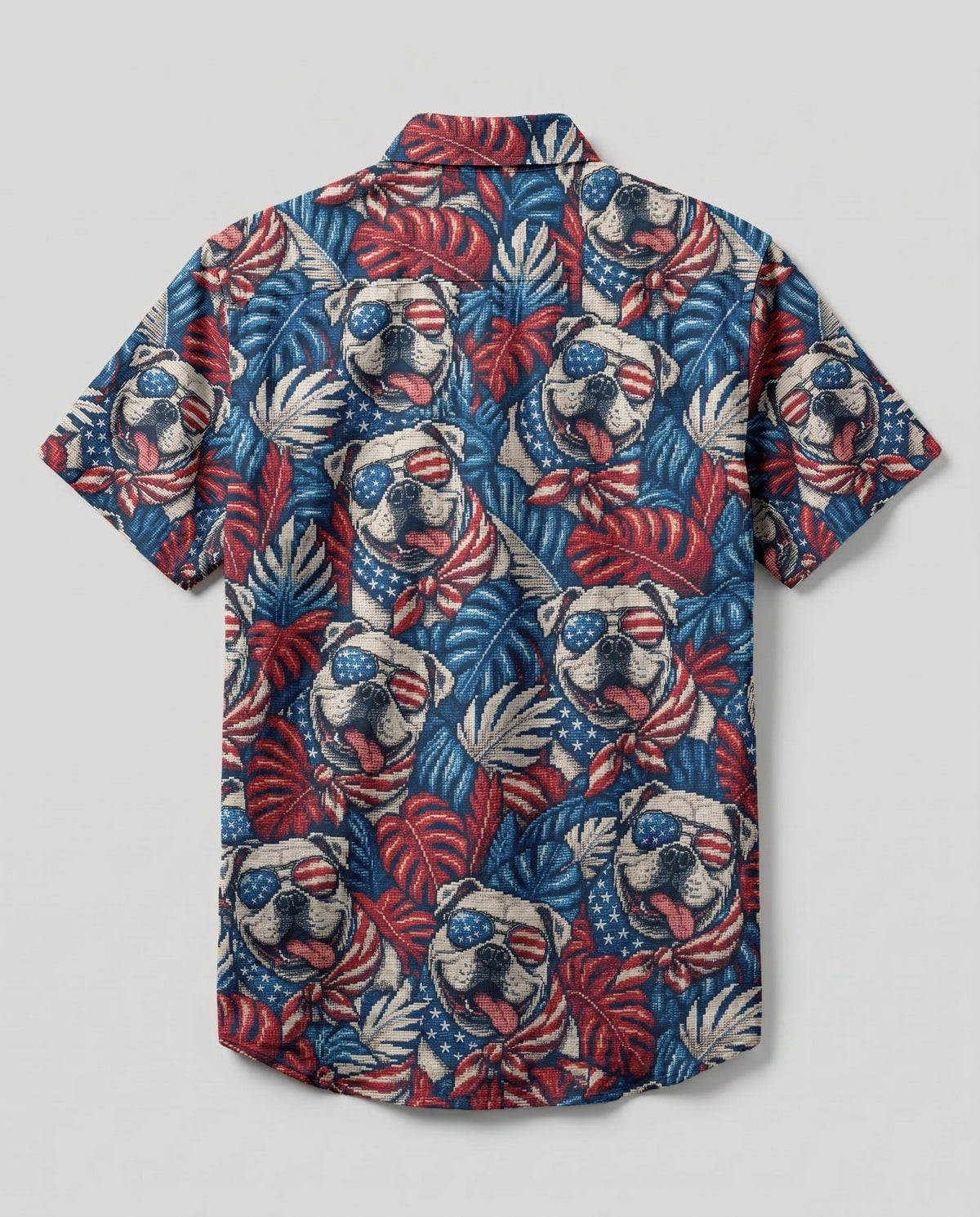 AMERICAN BULLDOG BUTTON-DOWN COLLAR SHIRT - KMTM0206261