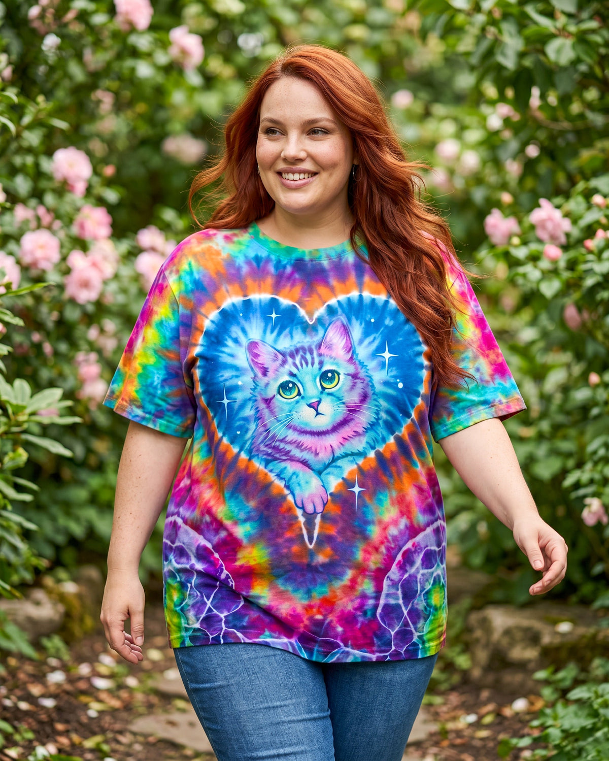 NEON DREAM CAT HEART ALL OVER PRINT – KM0405261