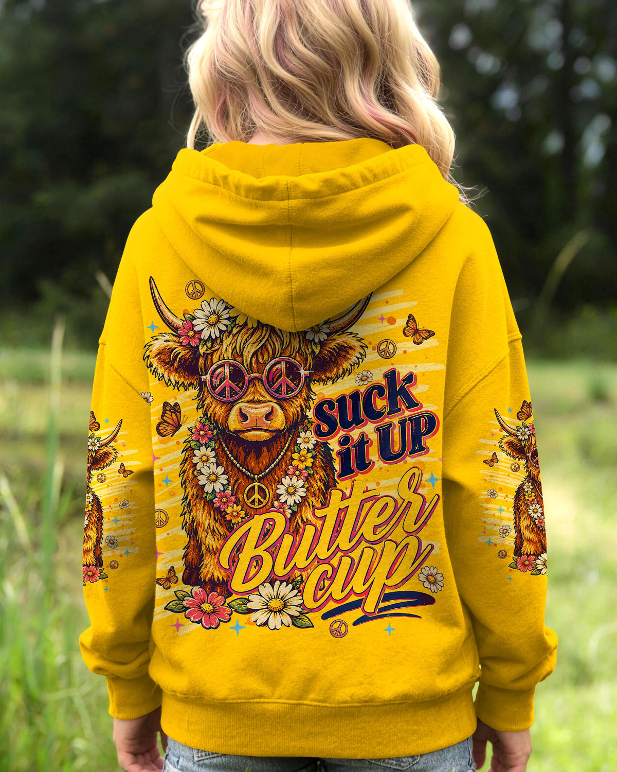 SUCK IT UP BUTTERCUP COW KIDS ALL OVER PRINT - TLNT0806262