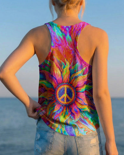 SUNFLOWER LIQUID ART  ALL OVER PRINT - TLTW0907261