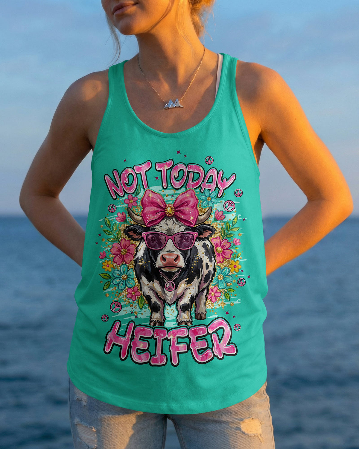 NOT TODAY HEIFER ALL OVER PRINT - TYPQ0505261