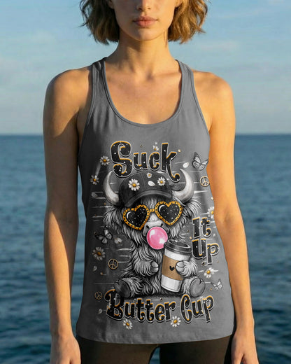 SUCK IT UP BUTTERCUP COW ALL OVER PRINT  - TLHN2505263