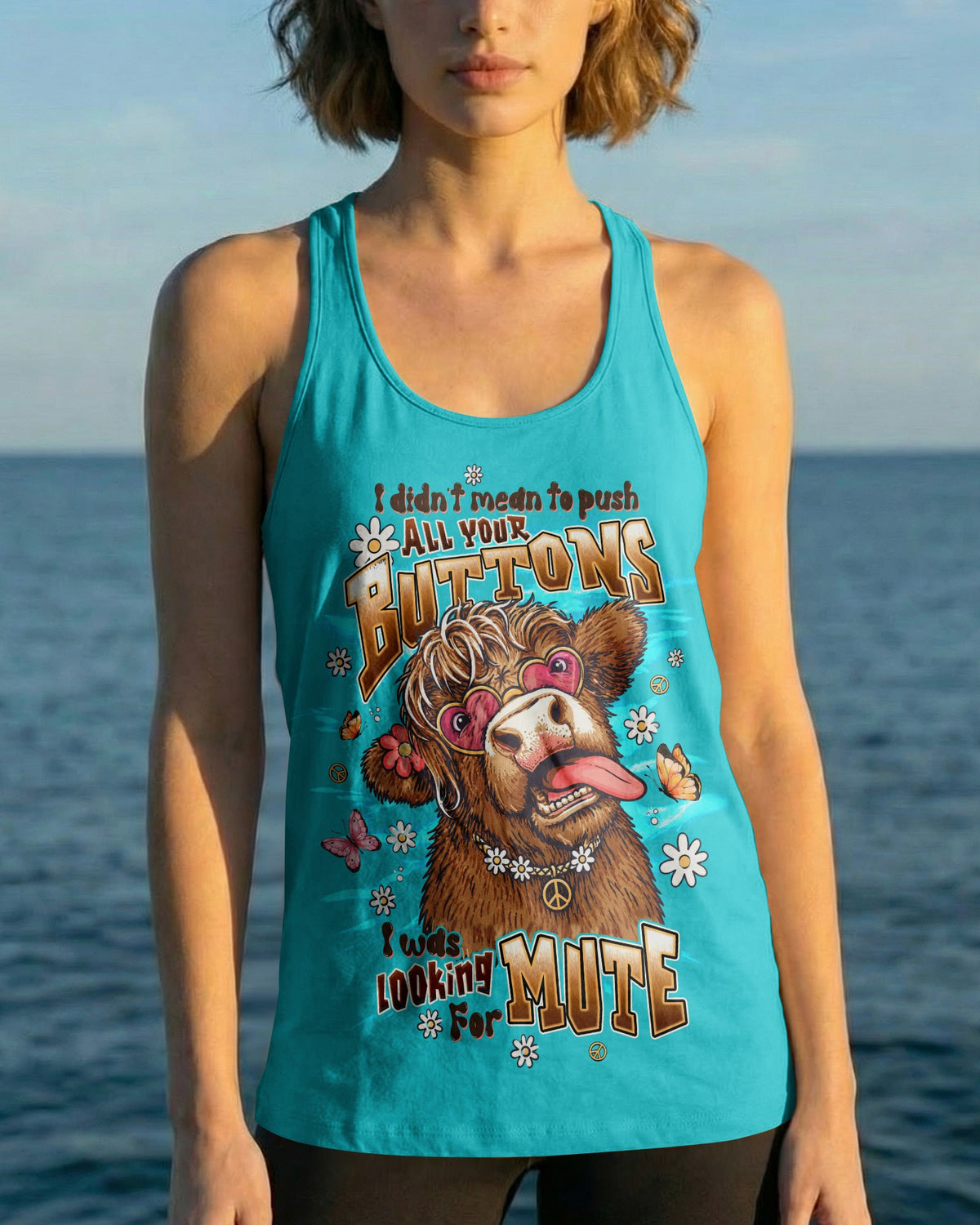 I DIDN'T MEAN TO PUSH COW ALL OVER PRINT  - TLTW1506261