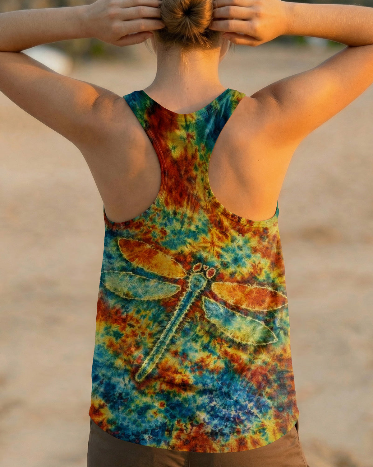 JUST BREATHE DRAGONFLY SWIRL  ALL OVER PRINT  - TLTW1704261
