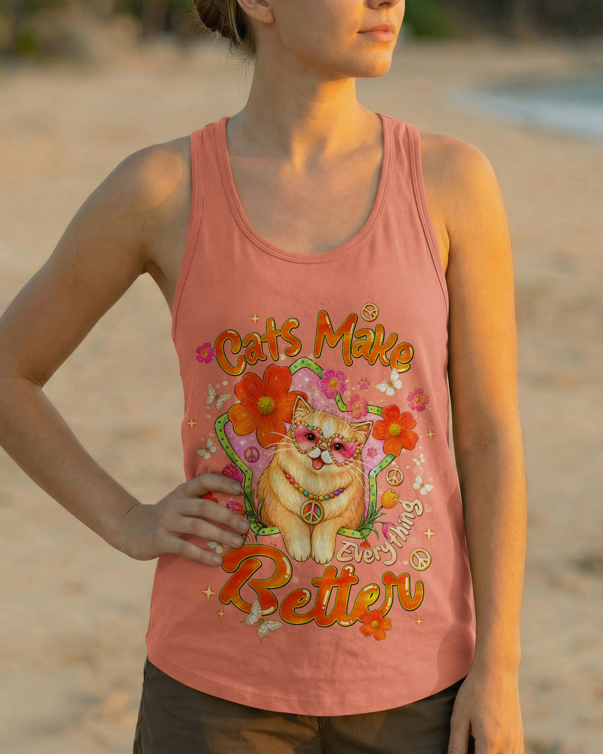 CATS MAKE EVERYTHING BETTER ALL OVER PRINT - TLNT0907263