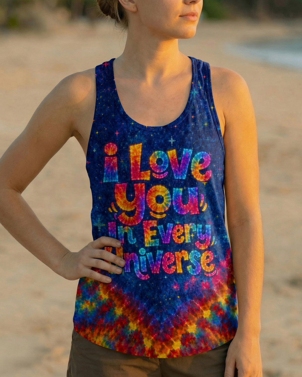 I LOVE YOU IN EVERY UNIVERSE CAT ALL OVER PRINT - KMTM1706261
