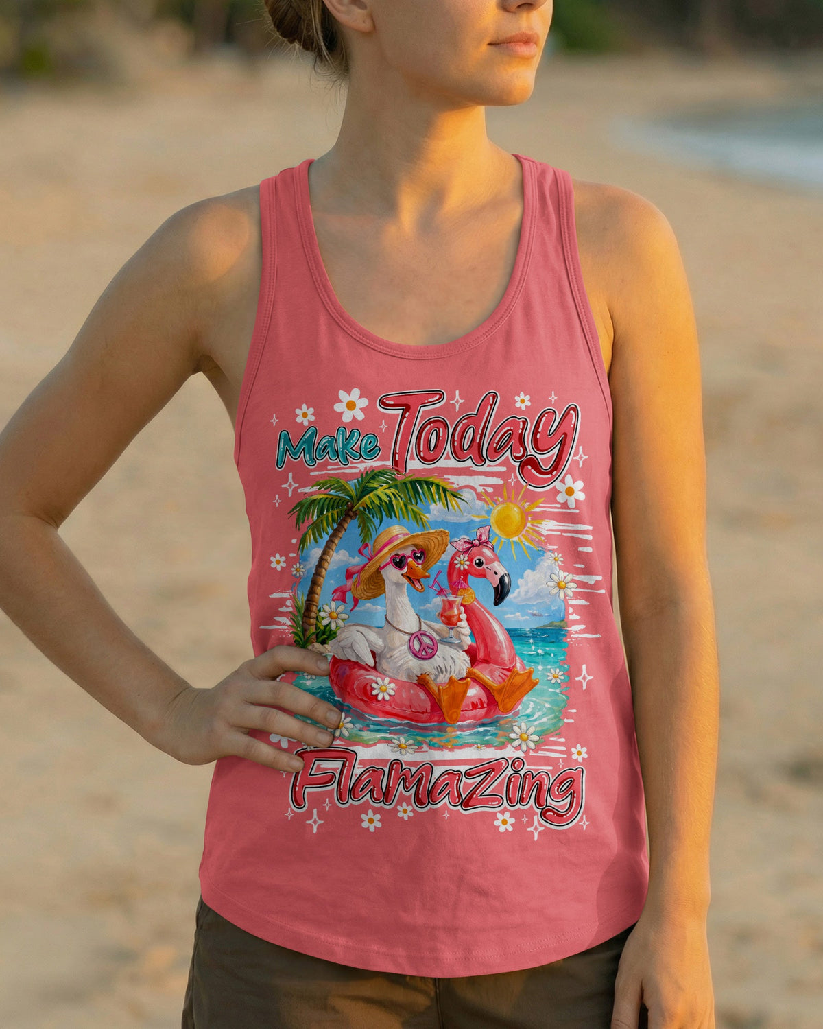 MAKE TODAY FLAMAZING GOOSE ALL OVER PRINT - TY2204262