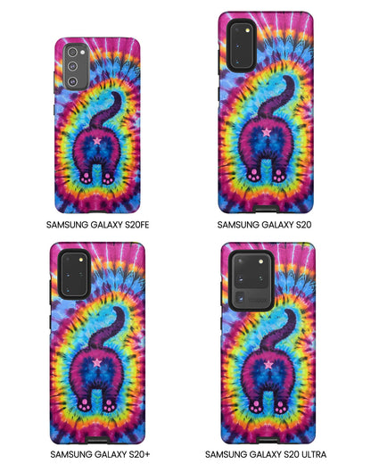 CAT COLORFUL SWIRL PATTERN PHONE CASE - TLTW1404263