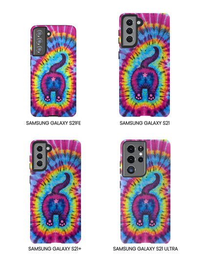 CAT COLORFUL SWIRL PATTERN PHONE CASE - TLTW1404263