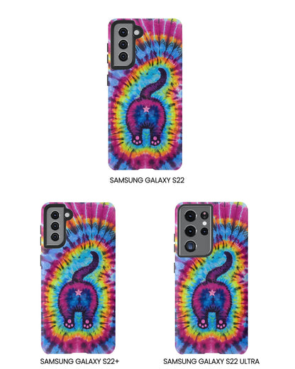 CAT COLORFUL SWIRL PATTERN PHONE CASE - TLTW1404263