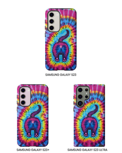 CAT COLORFUL SWIRL PATTERN PHONE CASE - TLTW1404263
