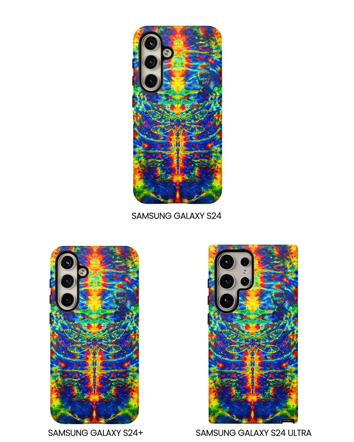 HIPPIE DRAGONFLY COLORFUL SWIRL PHONE CASE - TLNT1105261