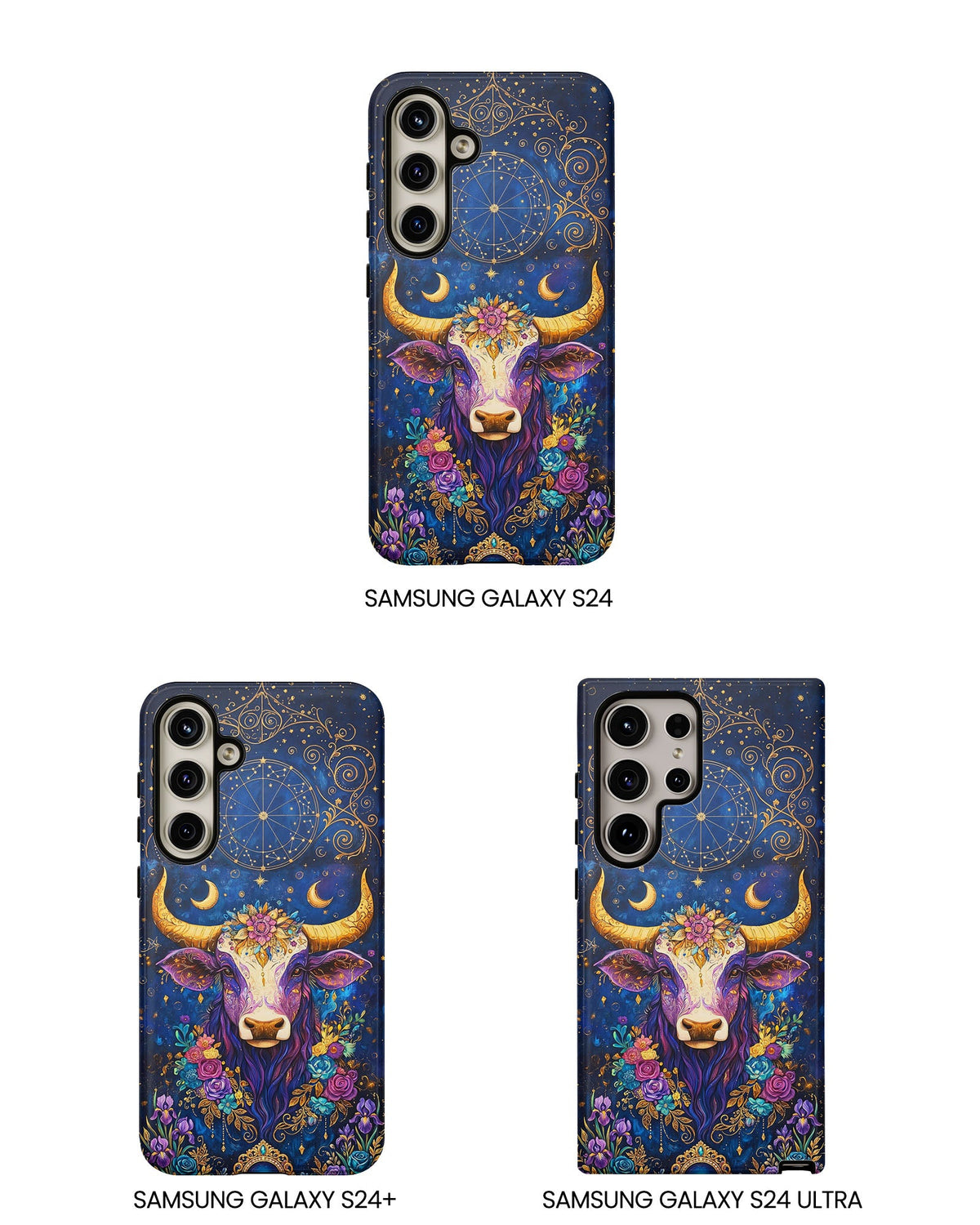 HIPPIE MAGIC COW  PHONE CASE - TLNT2304262