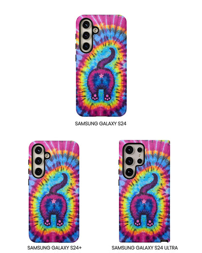 CAT COLORFUL SWIRL PATTERN PHONE CASE - TLTW1404263