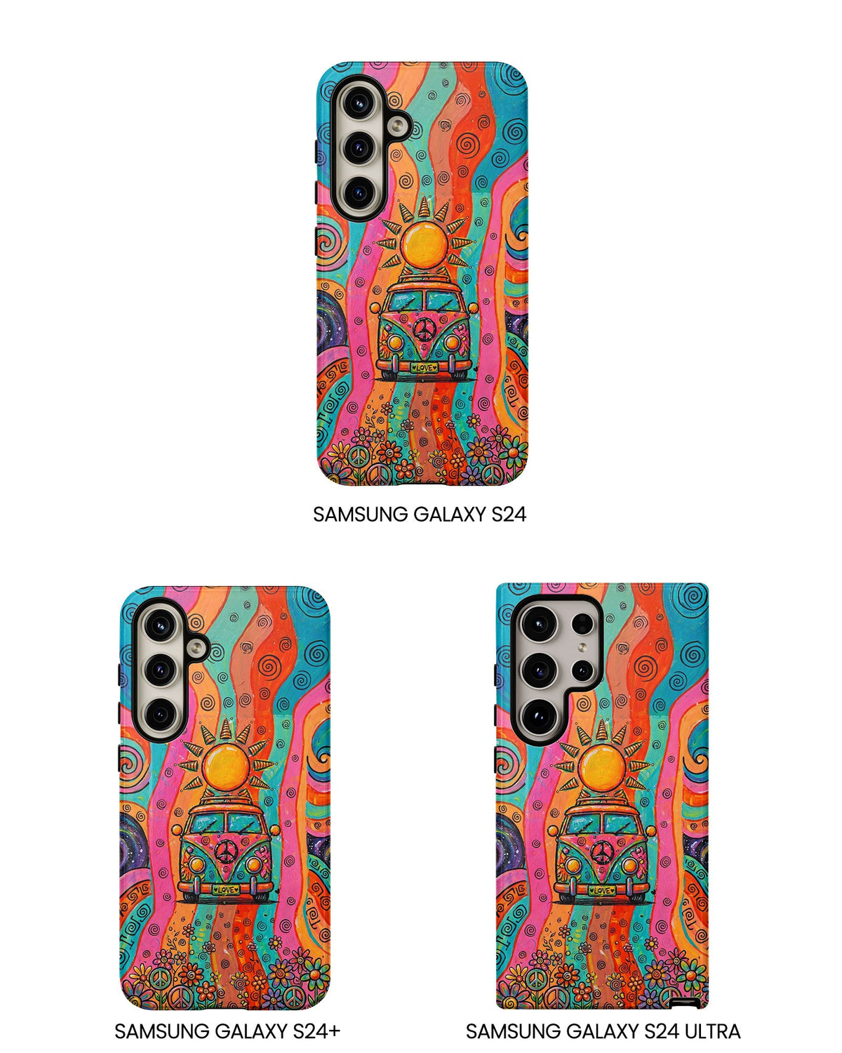 HIPPIE BUS SUN RETRO PHONE CASE  - TLTW2804262