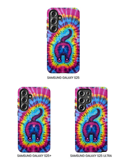CAT COLORFUL SWIRL PATTERN PHONE CASE - TLTW1404263