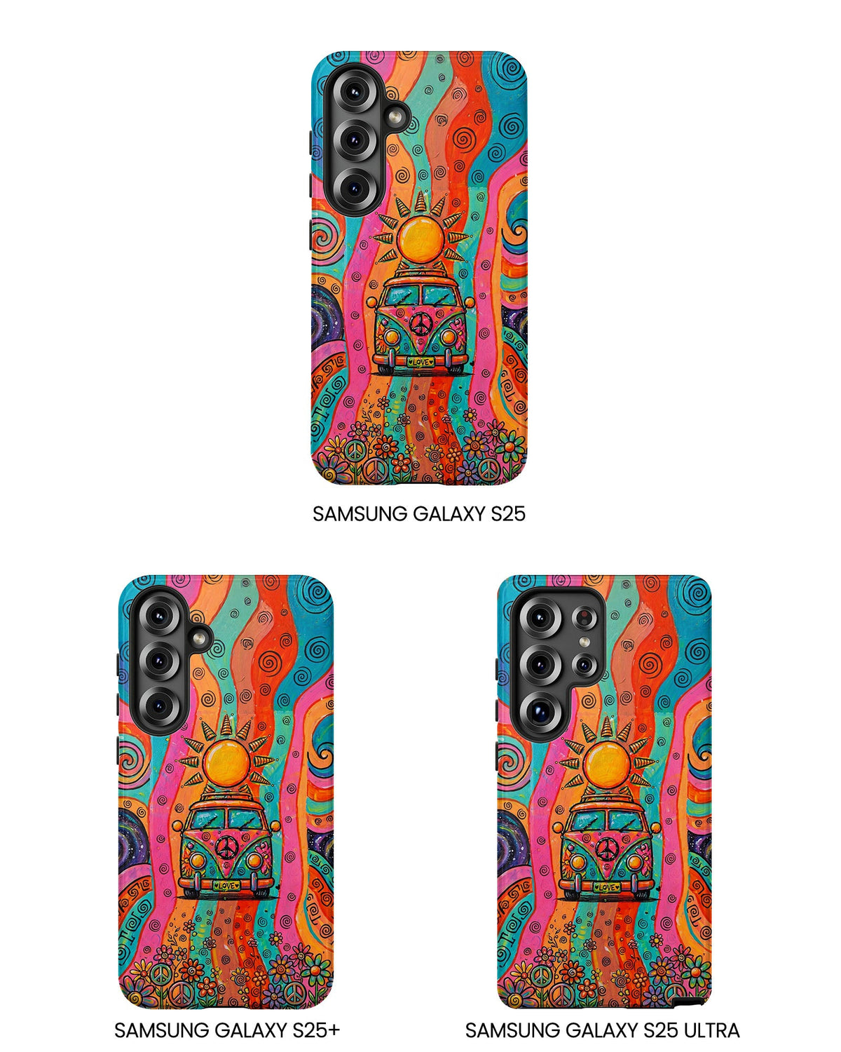 HIPPIE BUS SUN RETRO PHONE CASE  - TLTW2804262
