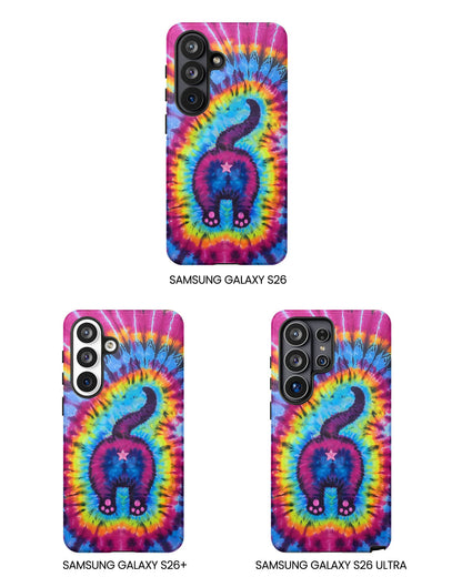 CAT COLORFUL SWIRL PATTERN PHONE CASE - TLTW1404263