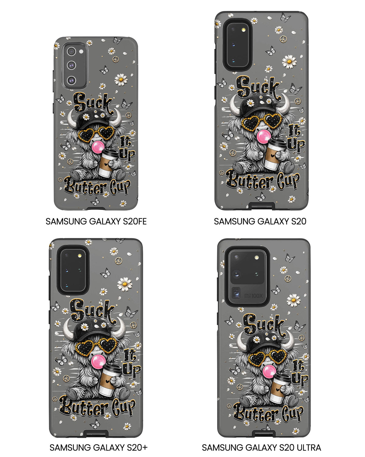 SUCK IT UP BUTTERCUP COW PHONE CASE  - TLHN0806263