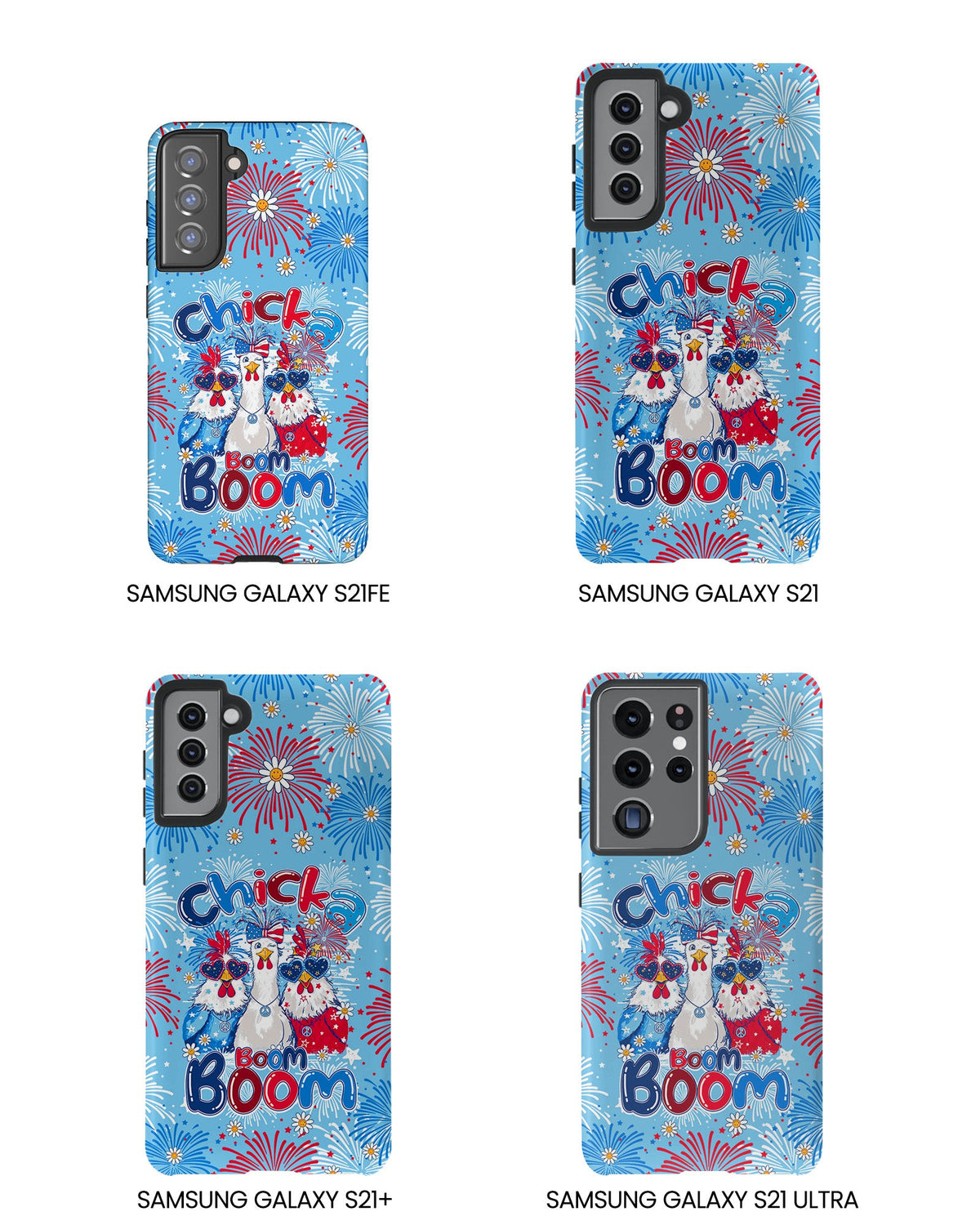 CHICKA BOOM BOOM HIPPIE CHICKEN PHONE CASE - TY0406261