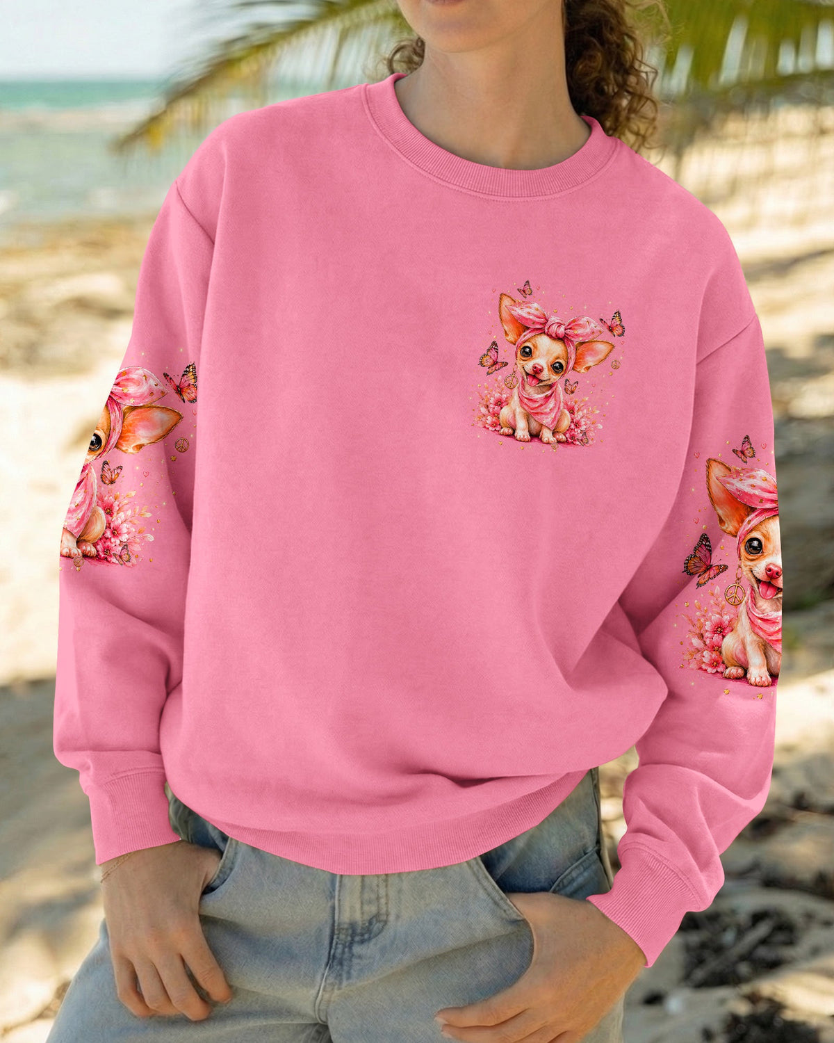 CHIHUAHUA MOM COOLER DOG ALL OVER PRINT - TLHN1805263