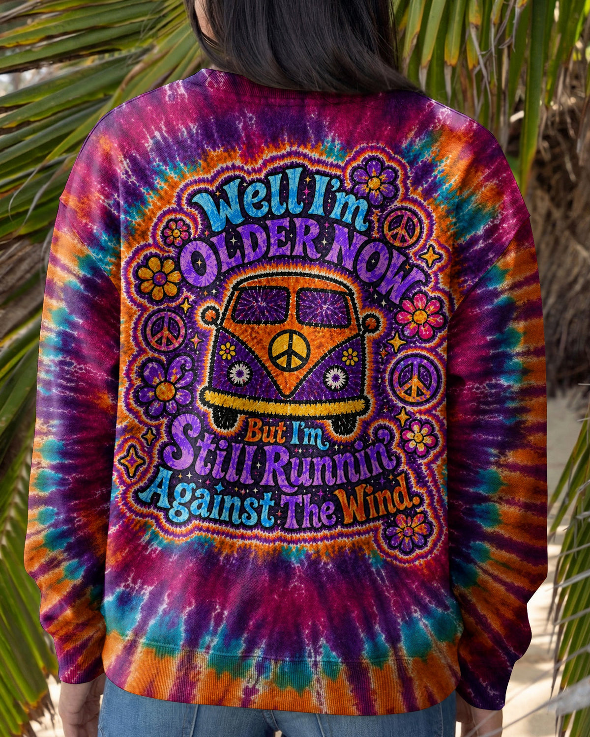 RUNNING AGAINST THE WIND BUS SWIRL ALL OVER PRINT   - TLTW2404263