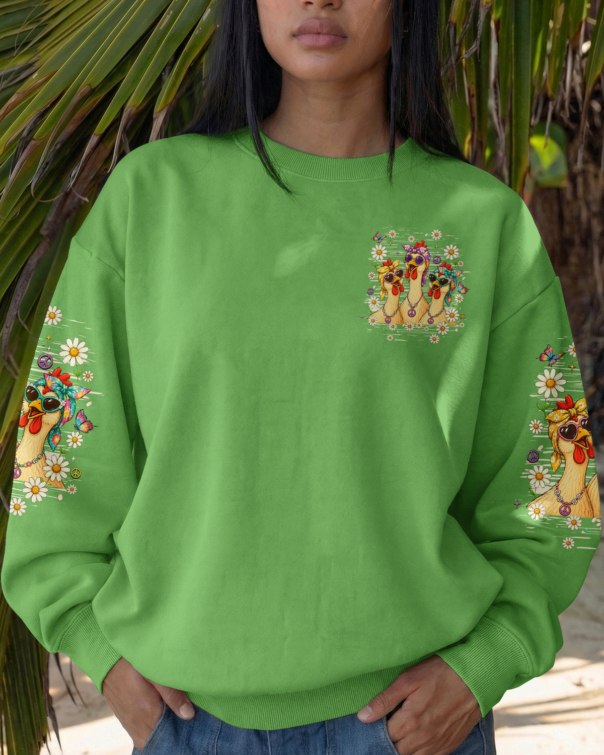 GOOD TIMES CRAZY FRIEND CHICKEN ALL OVER PRINT - TLHN0207261