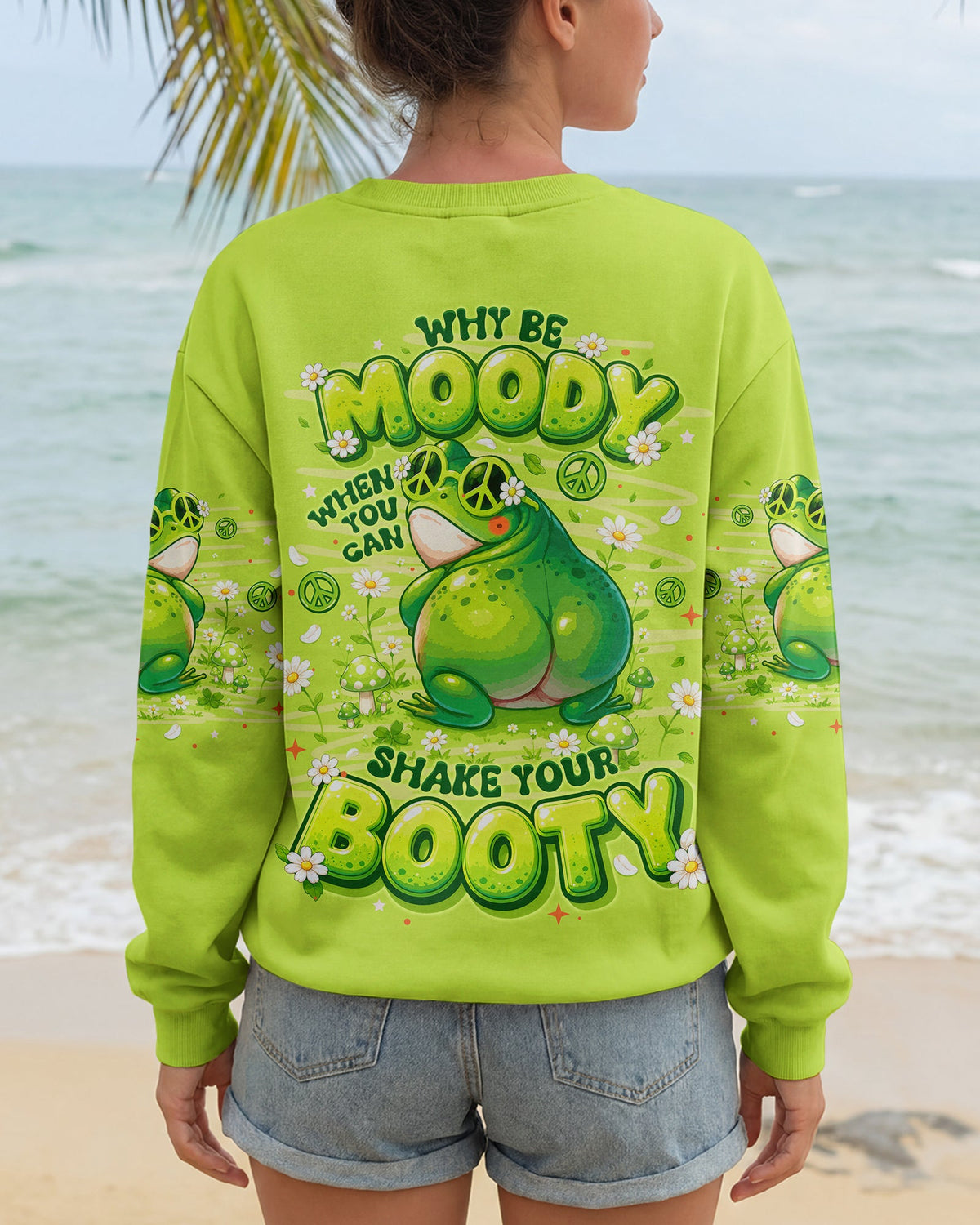 WHY BE MOODY FROG ALL OVER PRINT - TLNO2905261