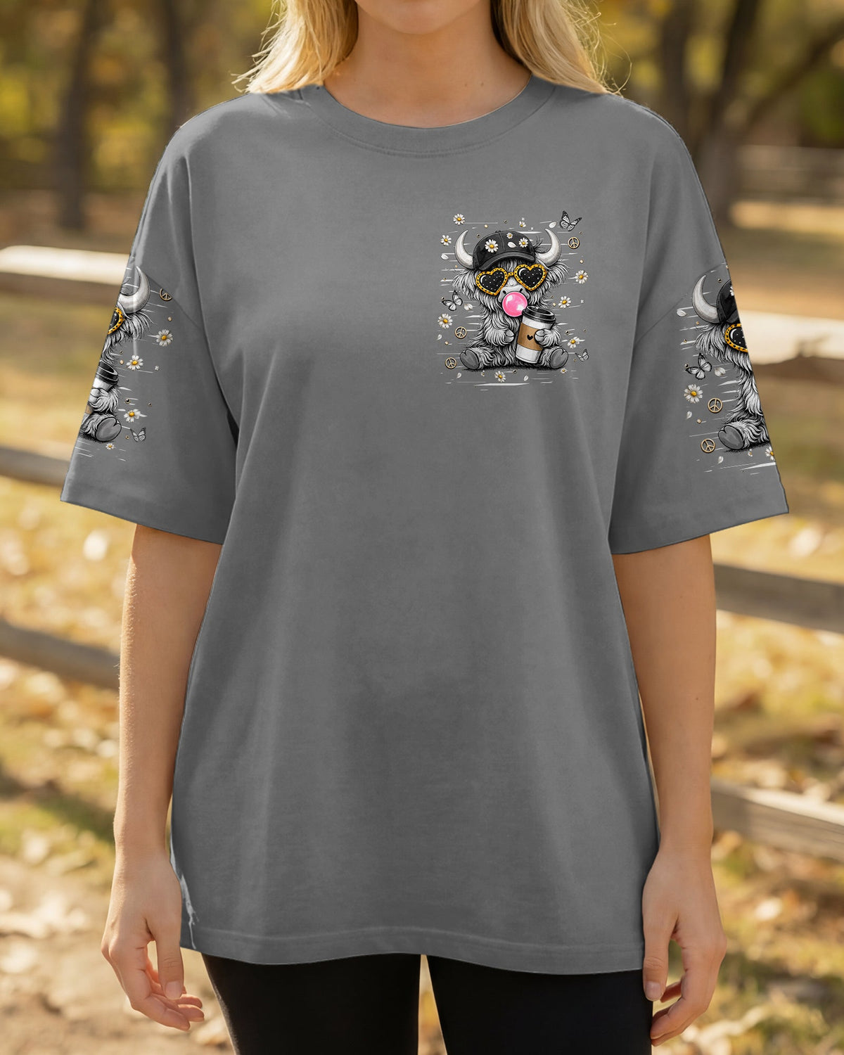 SUCK IT UP BUTTERCUP COW ALL OVER PRINT  - TLHN2505263
