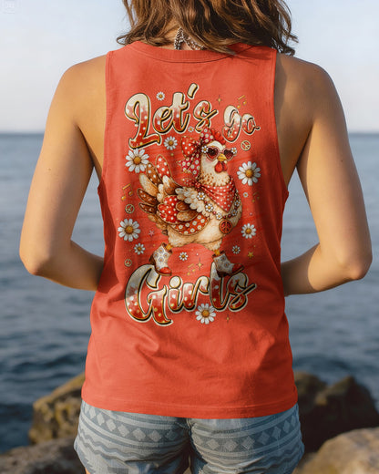 LET'S GO GIRLS HEN CHICKEN ALL OVER PRINT - TLTW2606261