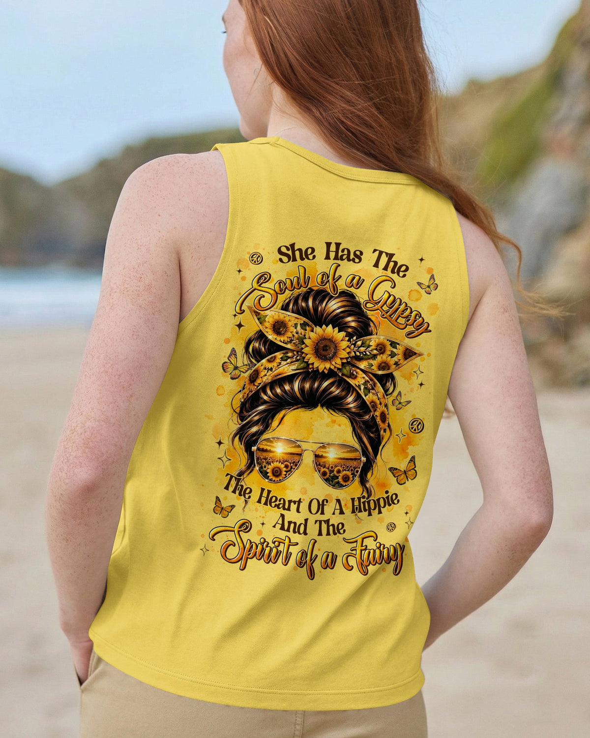 SHE HAS THE SOUL OF A GYPSY MESSY BUN ALL OVER PRINT - TYLN2306263