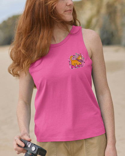MEOWDY PAWTNER ORANGE TABBY CAT ALL OVER PRINT - TLNO0907262