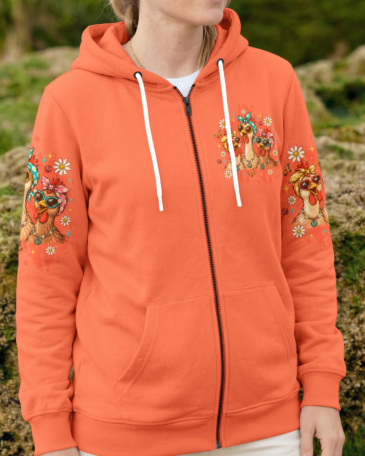 LET'S GO GIRLS CHICKEN ALL OVER PRINT - TLTW0107267