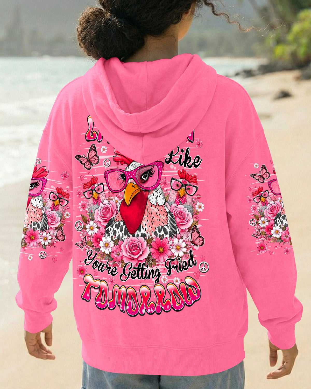 LIVE TODAY CHICKEN  ALL OVER PRINT - TLHN0906262