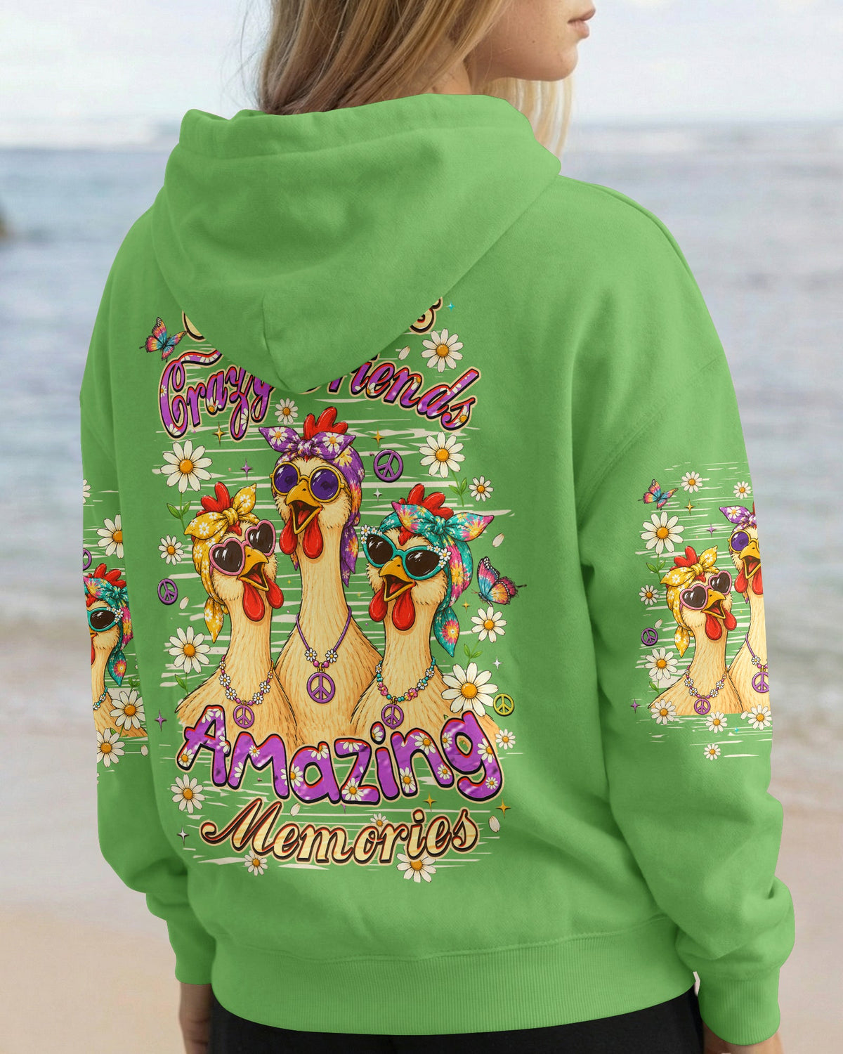GOOD TIMES CRAZY FRIEND CHICKEN ALL OVER PRINT - TLHN0207261