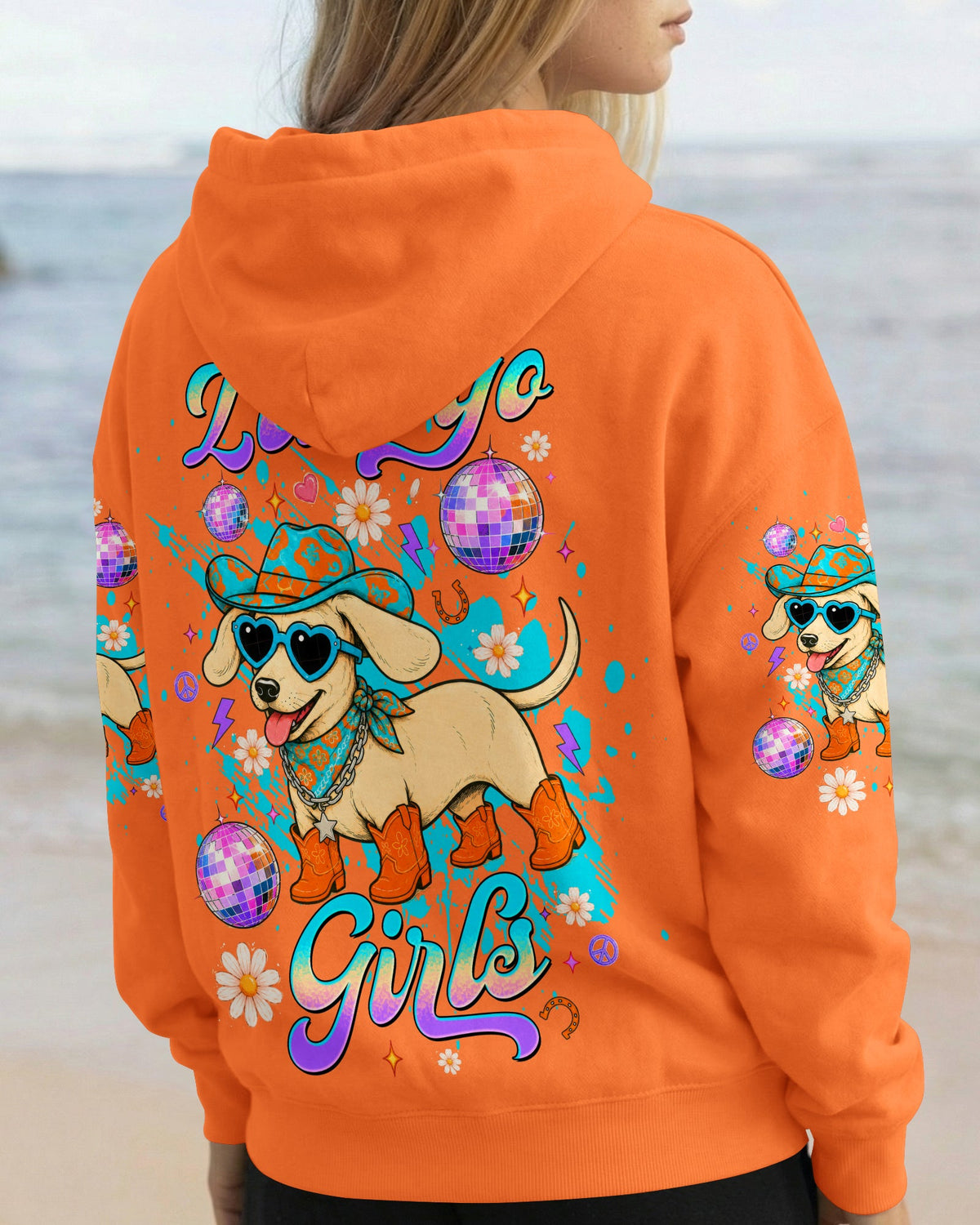 LET'S GO GIRLS DACHSHUND DOG ALL OVER PRINT - TLTW1806265
