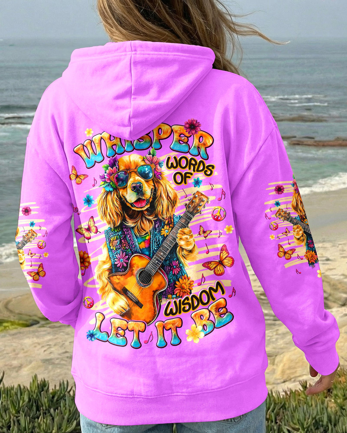 WHISPER WORDS OF WISDOM LET IT BE COCKER SPANIEL DOG ALL OVER PRINT  - TLNT2105263