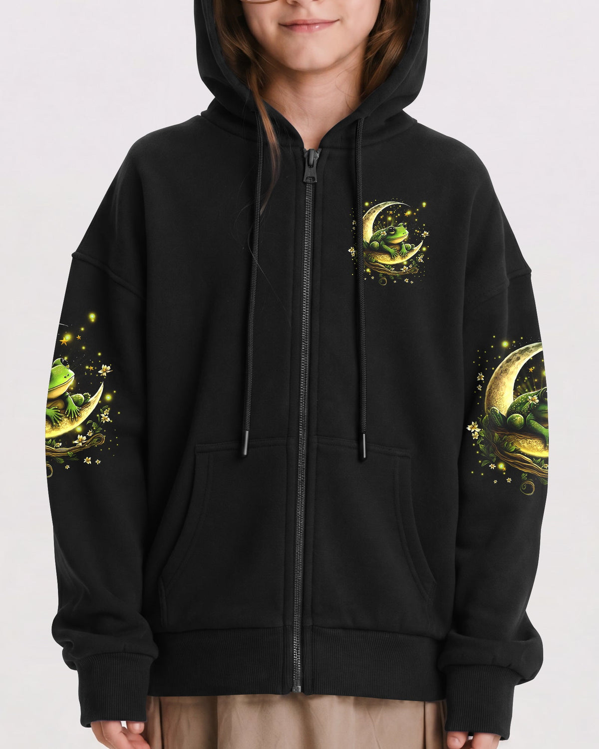 FLY ME TO THE MOON FROG KIDS ALL OVER PRINT - YHDU1812233