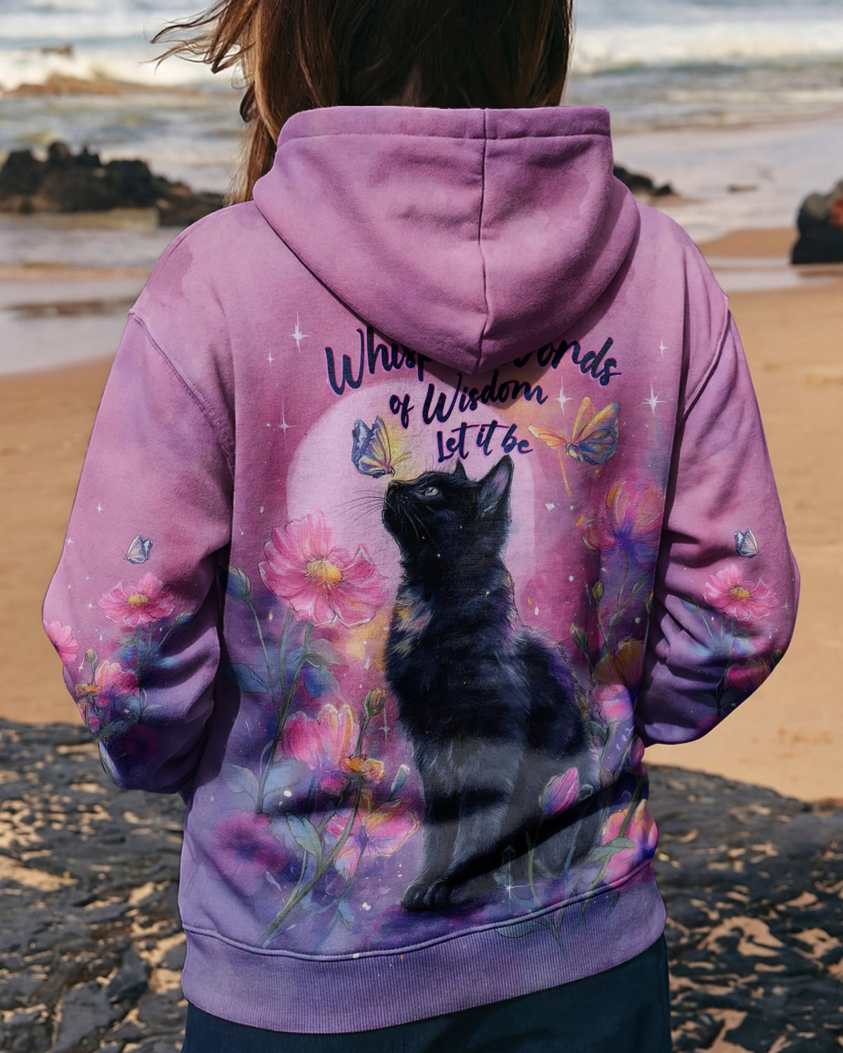 WHISPER WORDS OF WISDOM LET IT BE CAT ALL OVER PRINT  - TLHG2304262