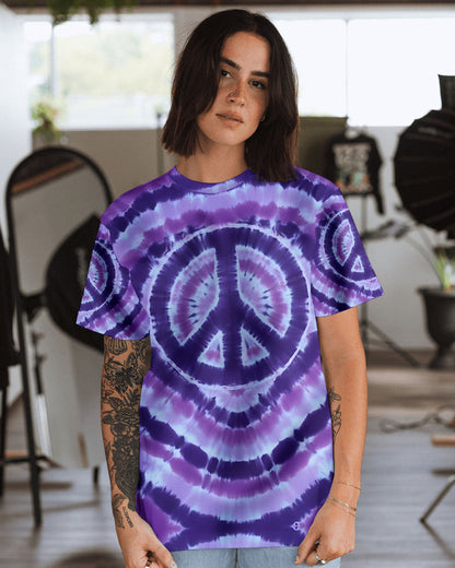 PEACE VIOLET ALL OVER PRINT - TYQY2912252
