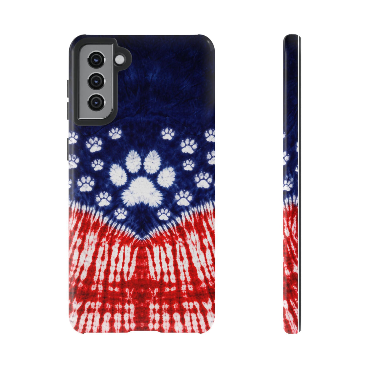 PAW PRINT RED WHITE & BLUE PHONE CASE - TLTW1604262
