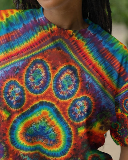 PAW PRINT COLORFUL PATTERN ALL OVER PRINT - TLNO2612251