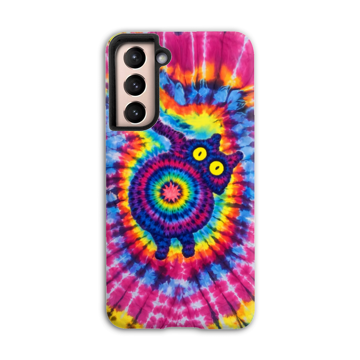 CAT COLORFUL SWIRL PATTERN PHONE CASE  - TLNO0701261