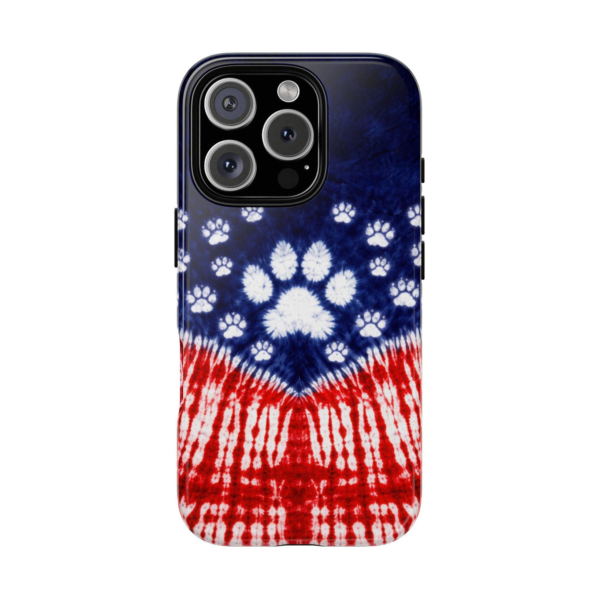 PAW PRINT RED WHITE & BLUE PHONE CASE - TLTW1604262