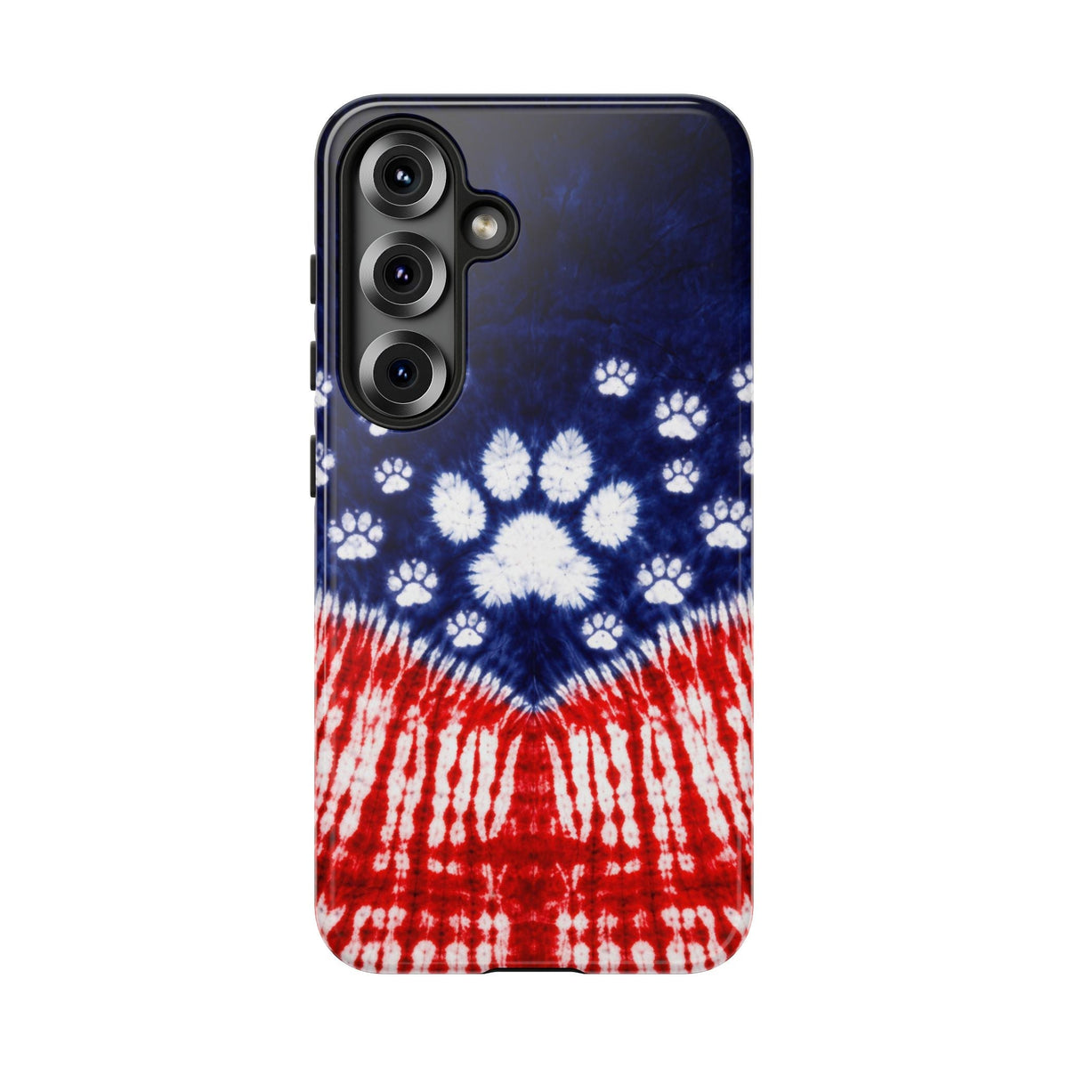 PAW PRINT RED WHITE & BLUE PHONE CASE - TLTW1604262