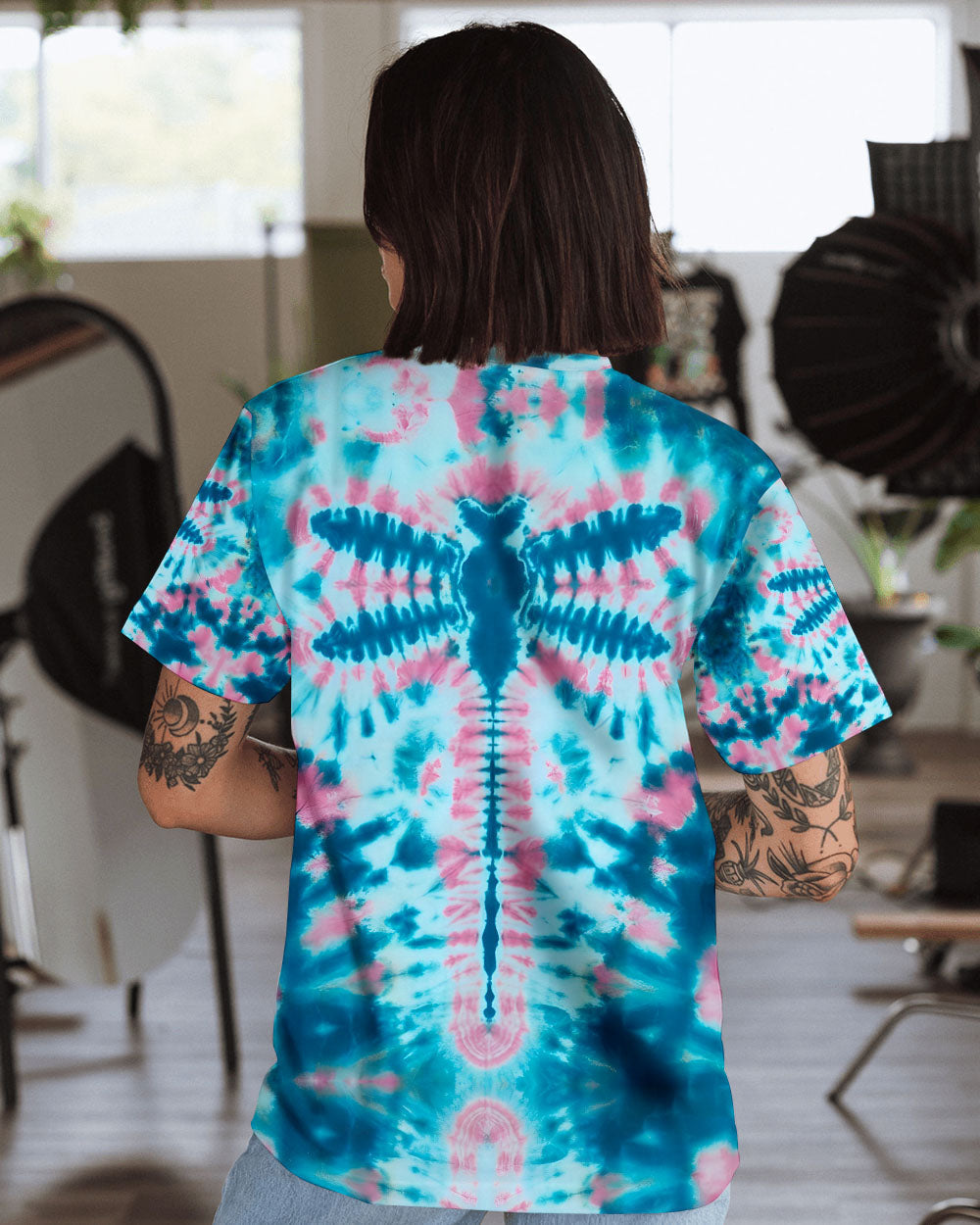 DRAGONFLY TIE DYE ALL OVER PRINT - TYQY1712251
