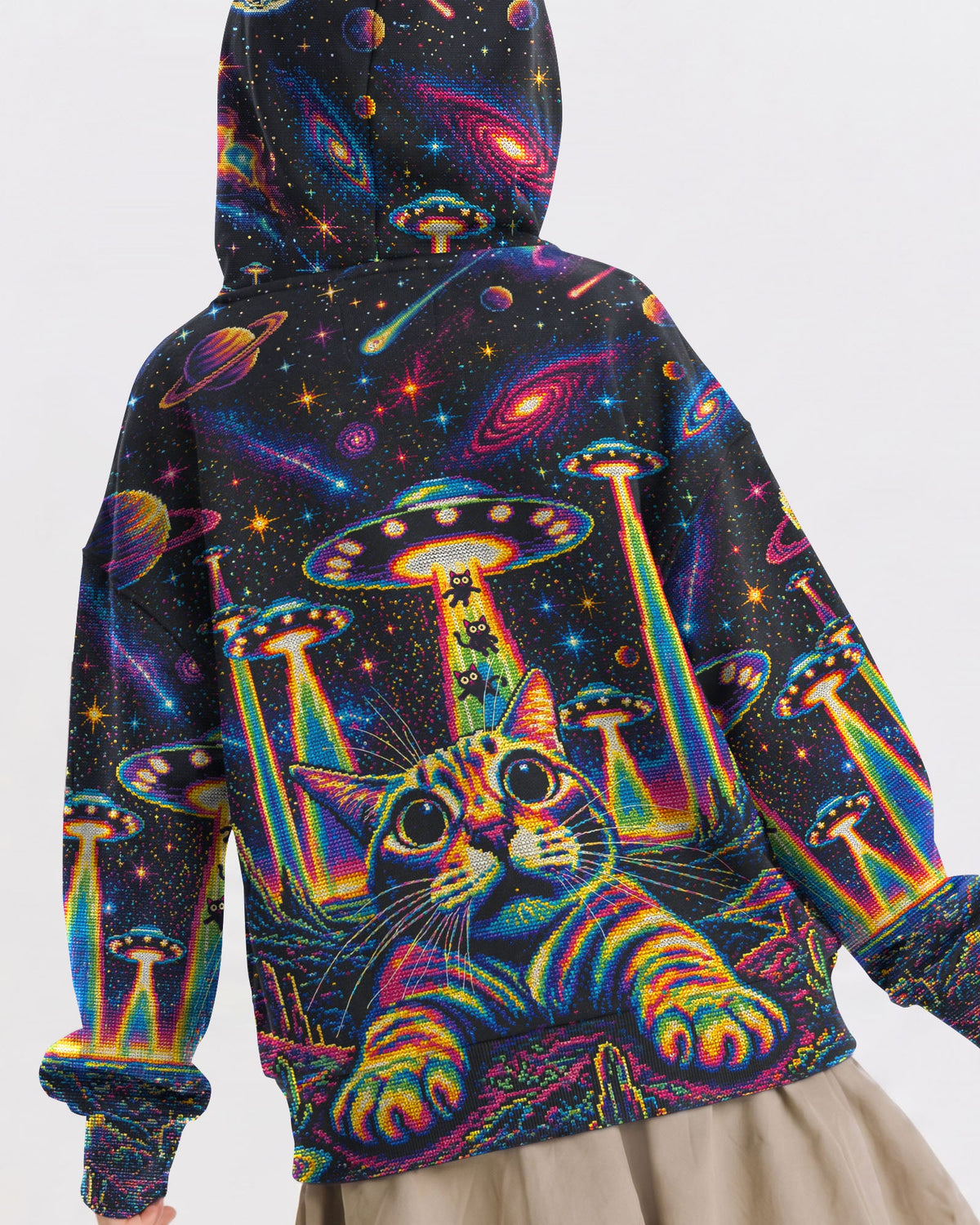 COSMIC KITTEN UFO ADVENTURE KIDS ALL OVER PRINT - KMTM1106261