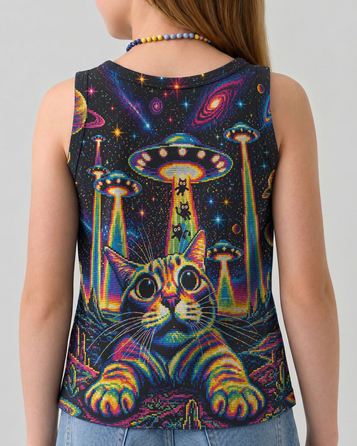 COSMIC KITTEN UFO ADVENTURE KIDS ALL OVER PRINT - KMTM1106261