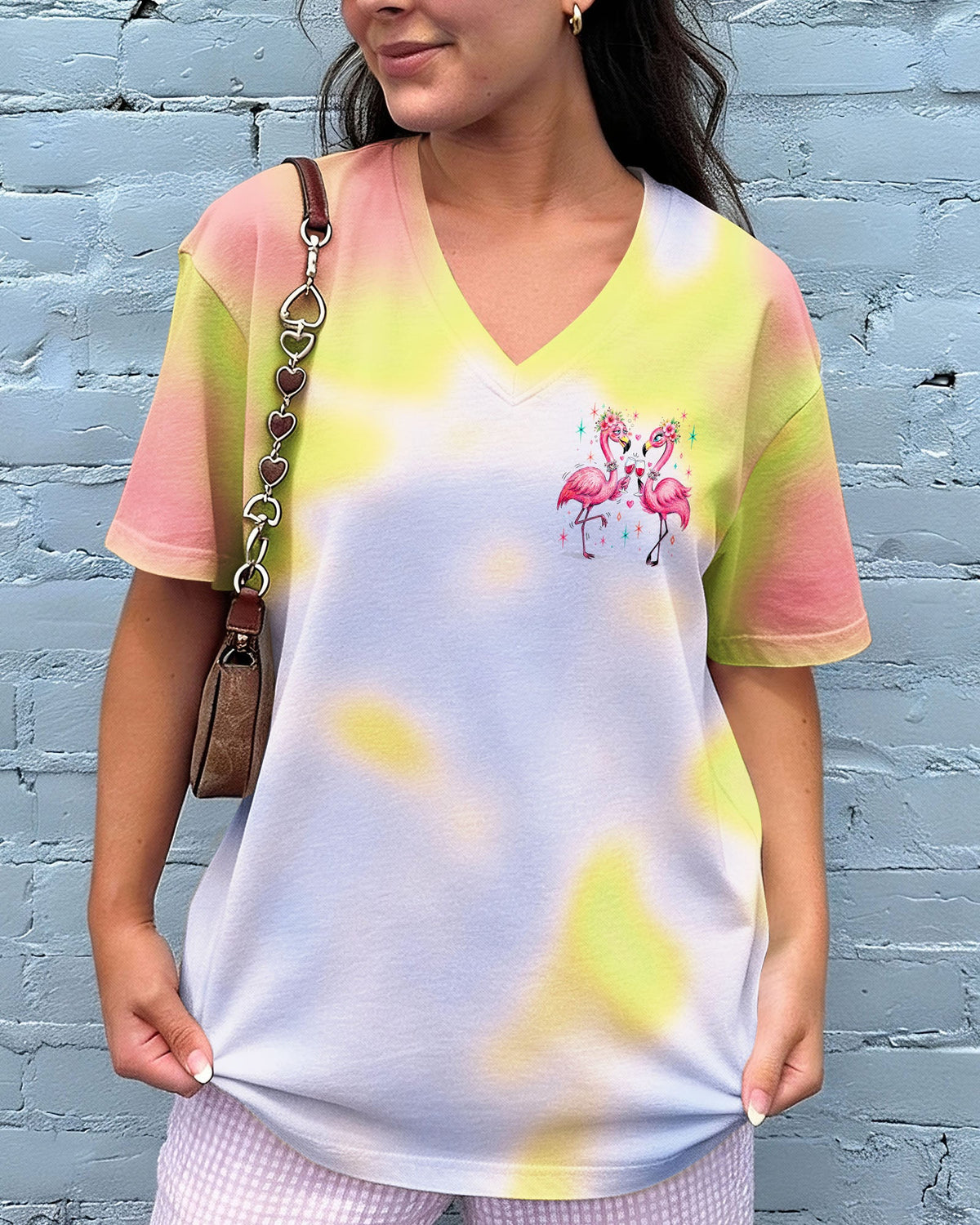 I'M THE BESTIE FLAMINGO ALL OVER PRINT – RI0605262