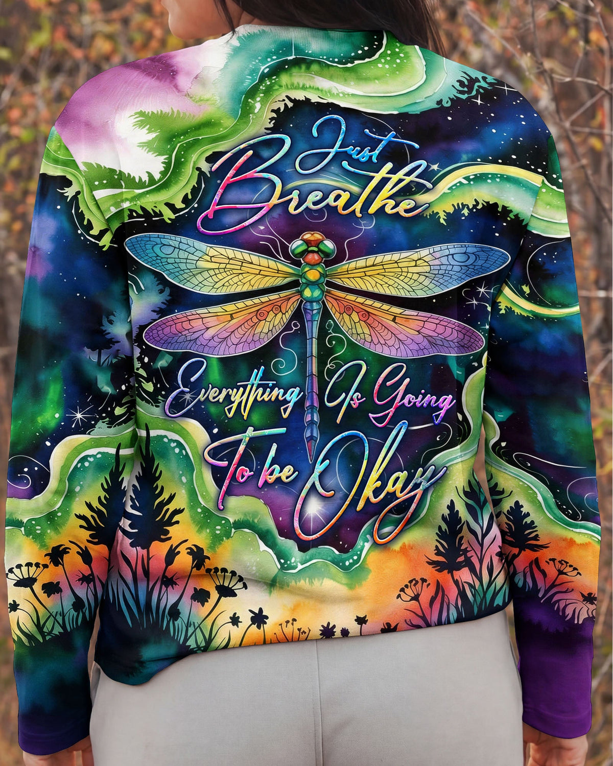 JUST BREATH DRAGONFLY ALL OVER PRINT  - TLHG0804261